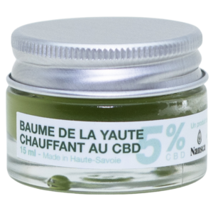 Baume Chauffant au CBD 5% - Baume de la Yaute (15ml)